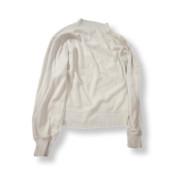 ALO YOGA Renown Crew Neck Pullover Bone - Small sweater sweatshirt cream - Picture 2 of 10